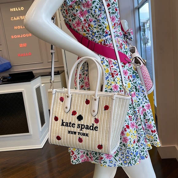 Kate Spade Ella Small Ladybug Tote Bag
COLOR:
Natural Multi
NWT - Picture 2 of 16